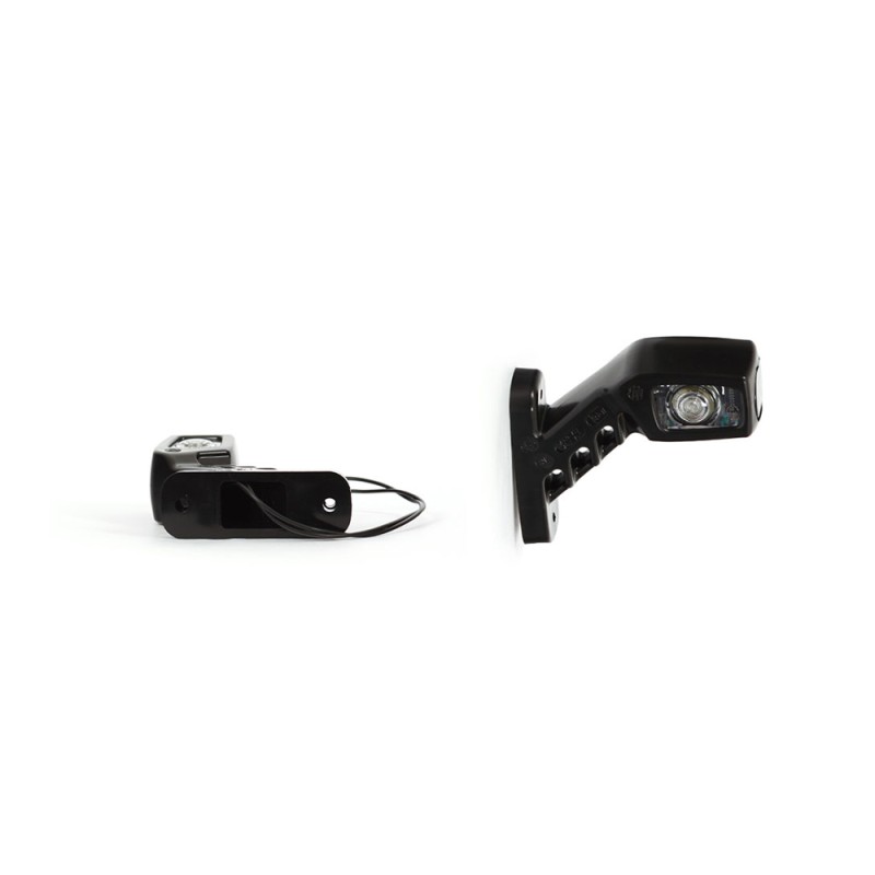 Lampa gabarit led cu brat 241p w49, 12v-24v, pozitie alb / rosu / portocaliu dreapta was - 43384 - WAS