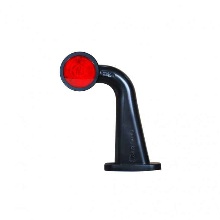 Lampa gabarit led cu brat 499bcp w21.5w, 12v-24v, pozitie alb / rosu dreapta was - 499BCP - WAS