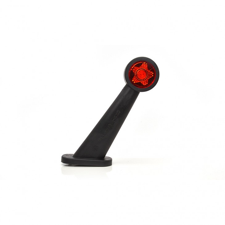 Lampa gabarit led cu brat 875l w21.3star, 12v-24v, pozitie alb / rosu stanga was - 875L - WAS