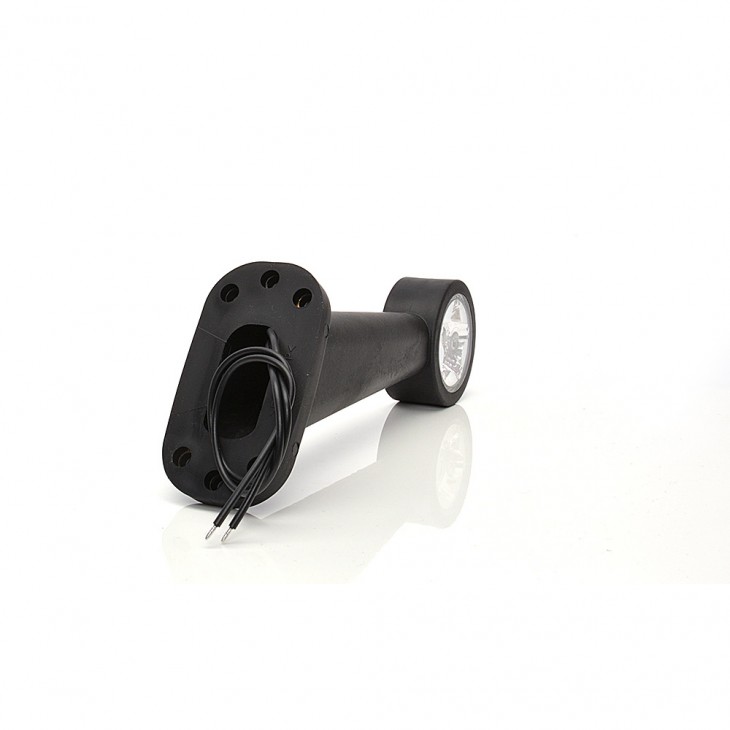 Lampa gabarit led cu brat 875l w21.3star, 12v-24v, pozitie alb / rosu stanga was - 875L - WAS