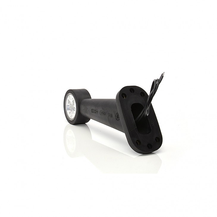 Lampa gabarit led cu brat 875p w21.3star, 12v-24v, pozitie alb / rosu dreapta was - 875P - WAS