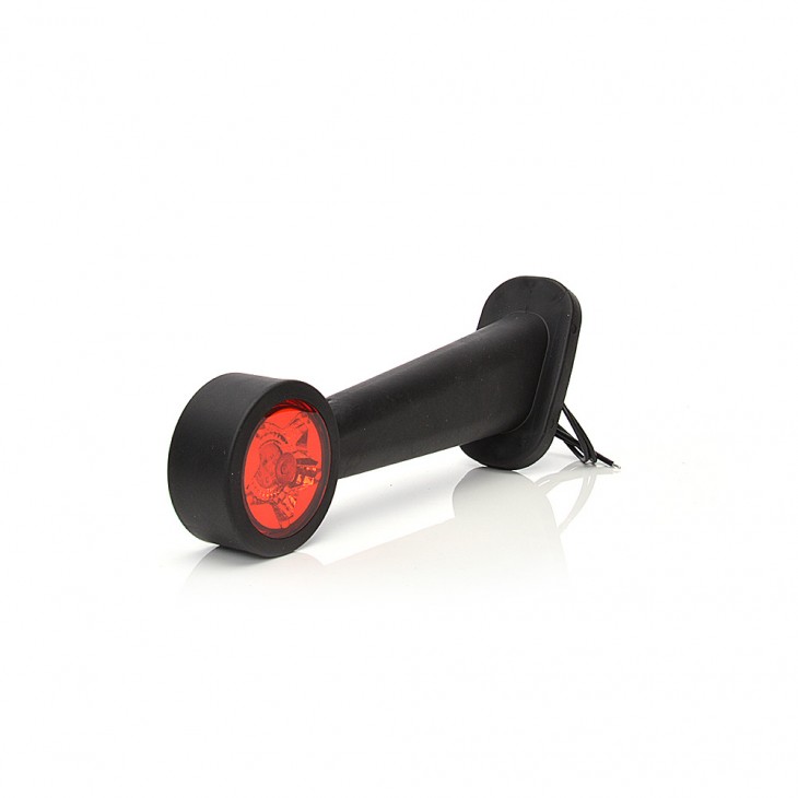 Lampa gabarit led cu brat 875p w21.3star, 12v-24v, pozitie alb / rosu dreapta was - 875P - WAS