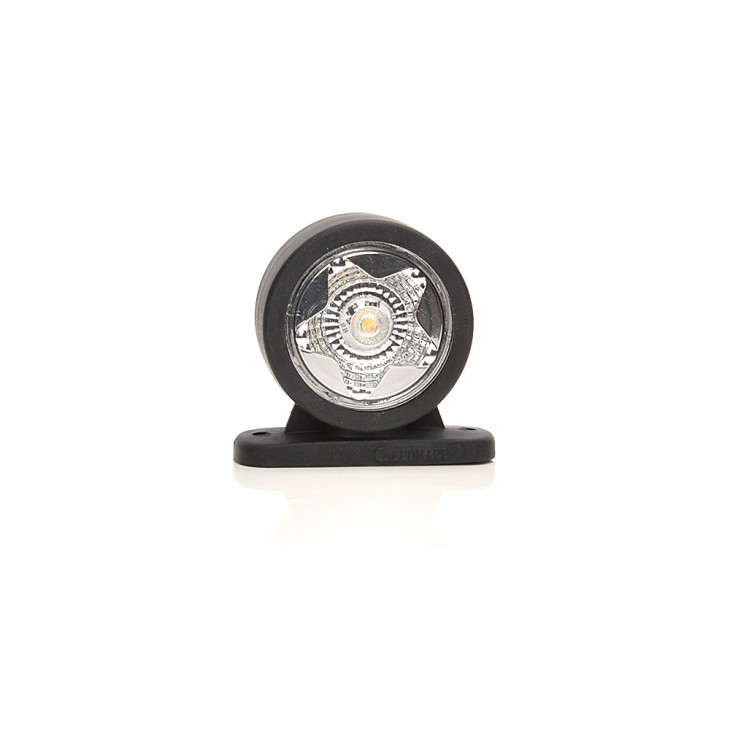 Lampa gabarit led cu brat 883 w56star, 12v-24v, pozitie alb / rosu was - 883 - WAS