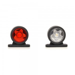 Lampa gabarit led cu brat 883 w56star, 12v-24v, pozitie alb / rosu was