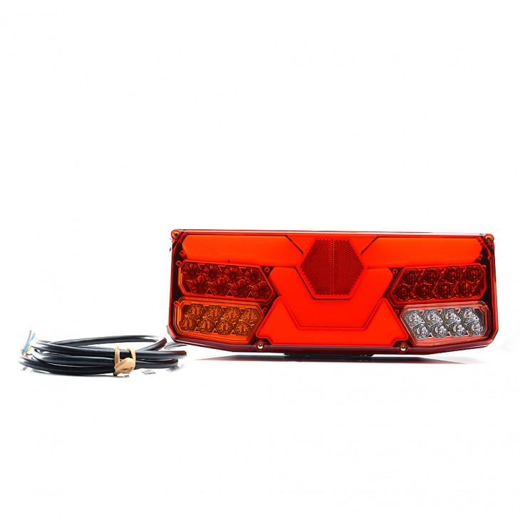 Lampa multifunctionala spate stanga led 1059 w138dl, 12v-24v, 7 functii was - 1059 - WAS