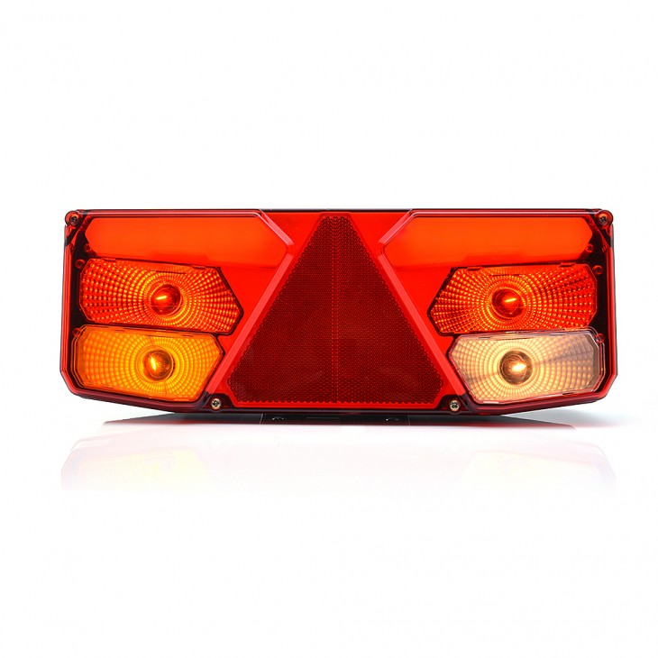 Lampa multifunctionala spate stanga led / bec 1029 w137l, 12v-24v, 6 functii was - 1029 - WAS