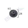 Piulita multiple utilizari pentru bmw/citroen/mercedes/vw/seat 4x24mm - negru set 10 buc - 62079 - ROMIX