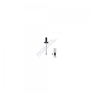 Popnit universal negru 48mm set 10 buc