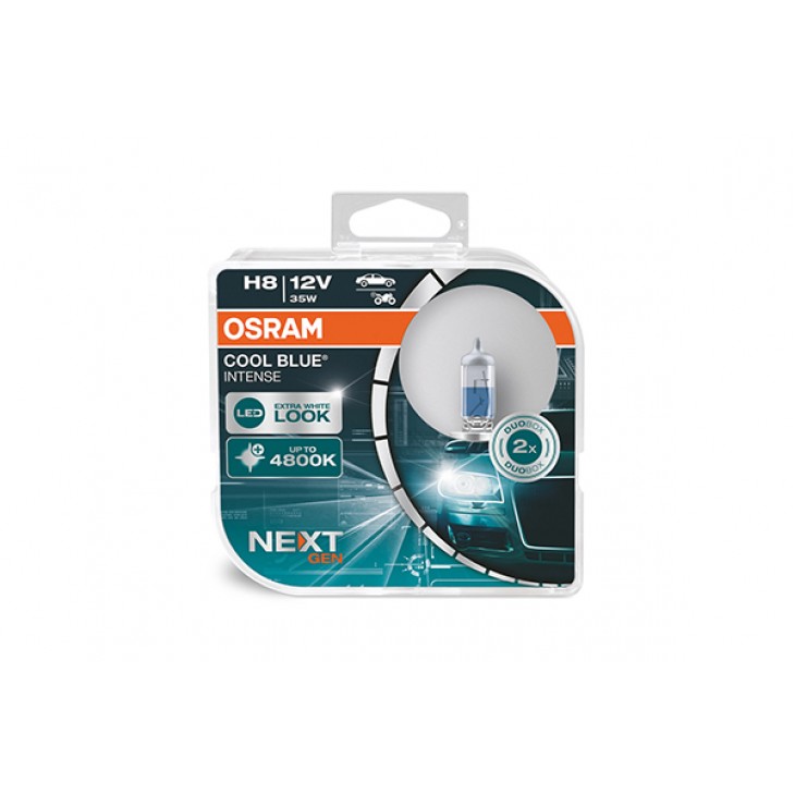 Set 2 becuri 12v h8 35 w cool blue intense nextgen osram - 64212CBN-HCB - ams-OSRAM