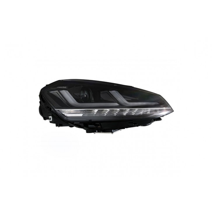 Set 2 faruri led pentru vw golf vii (2012-2016) negru ledriving xenon / pozitie halogen ledhl104-bk osram - LEDHL104-BK - ams-OSRAM