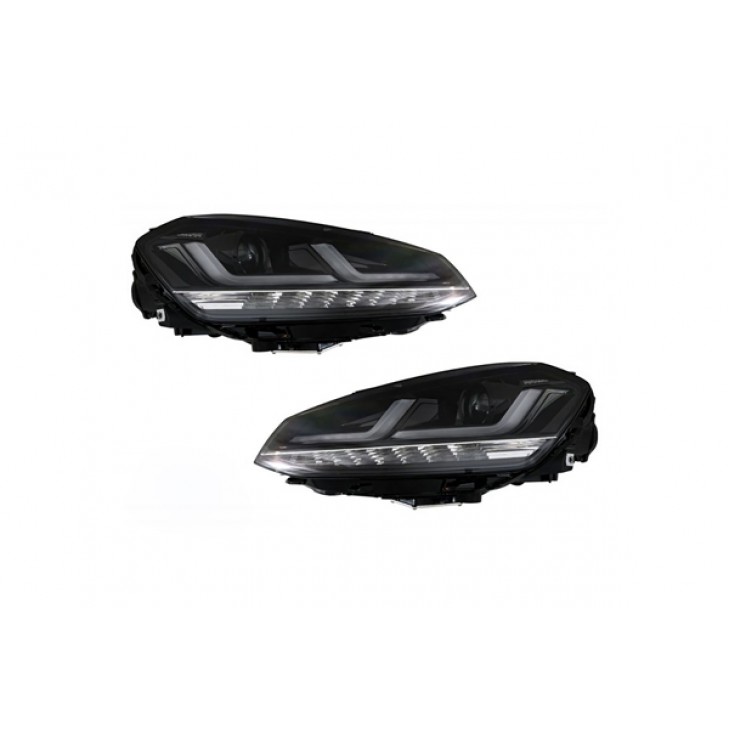 Set 2 faruri led pentru vw golf vii (2012-2016) negru ledriving xenon / pozitie halogen ledhl104-bk osram - LEDHL104-BK - ams-OSRAM