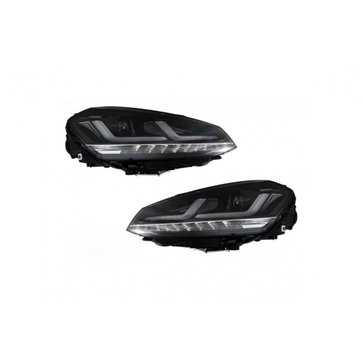 Set 2 faruri led pentru vw golf vii (2012-2016) negru ledriving xenon / pozitie halogen ledhl104-bk osram - LEDHL104-BK - ams-OSRAM