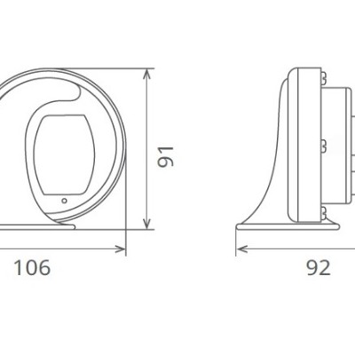Set claxoane electromagnetice 12v 6a+6a ton inalt si jos - 45886 - SEGER