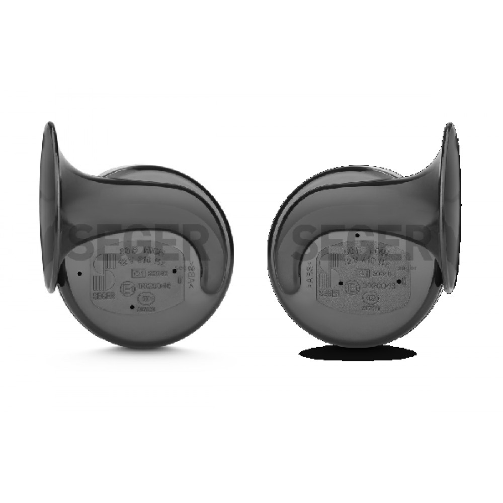 Set claxoane electromagnetice 12v 6a+6a ton inalt si jos - 60BO12.100.02K - SEGER