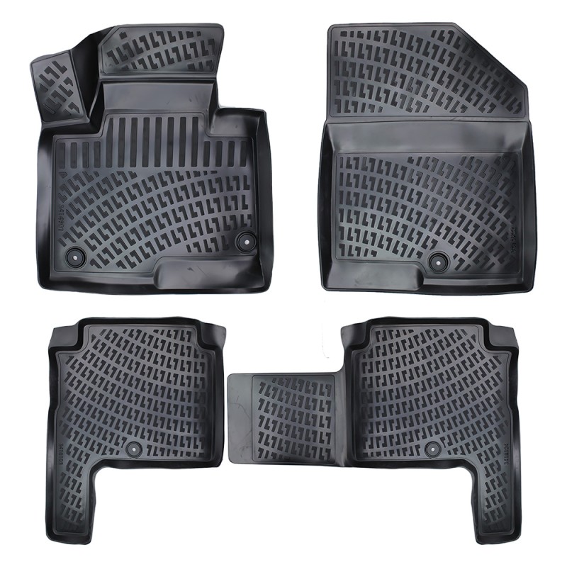 Set covorase auto cauciuc umbrella pentru hyundai santa fe iii 2012-2017 - 8682578001553 - UMBRELLA