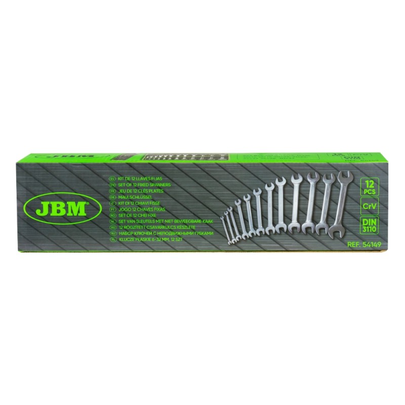Set de 12 chei fixe jbm - 106551 - JBM