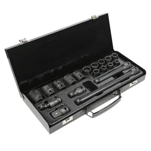 Set de 14 tubulare de impact scurte 1/2` jbm