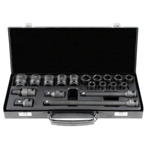 Set de 14 tubulare de impact scurte 1/2` jbm