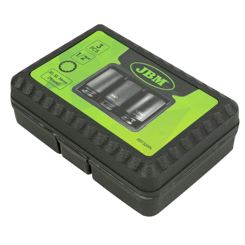 Set de 3 tubulare xzn de 1/2` jbm - 106496 - JBM