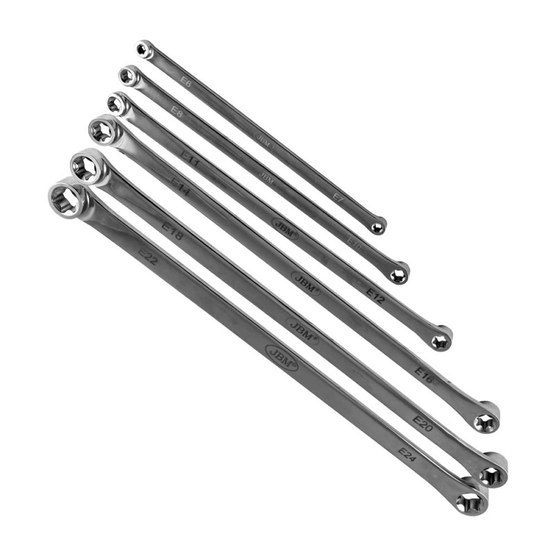 Set de 6 chei inelare extralungi torx jbm - 106497 - JBM
