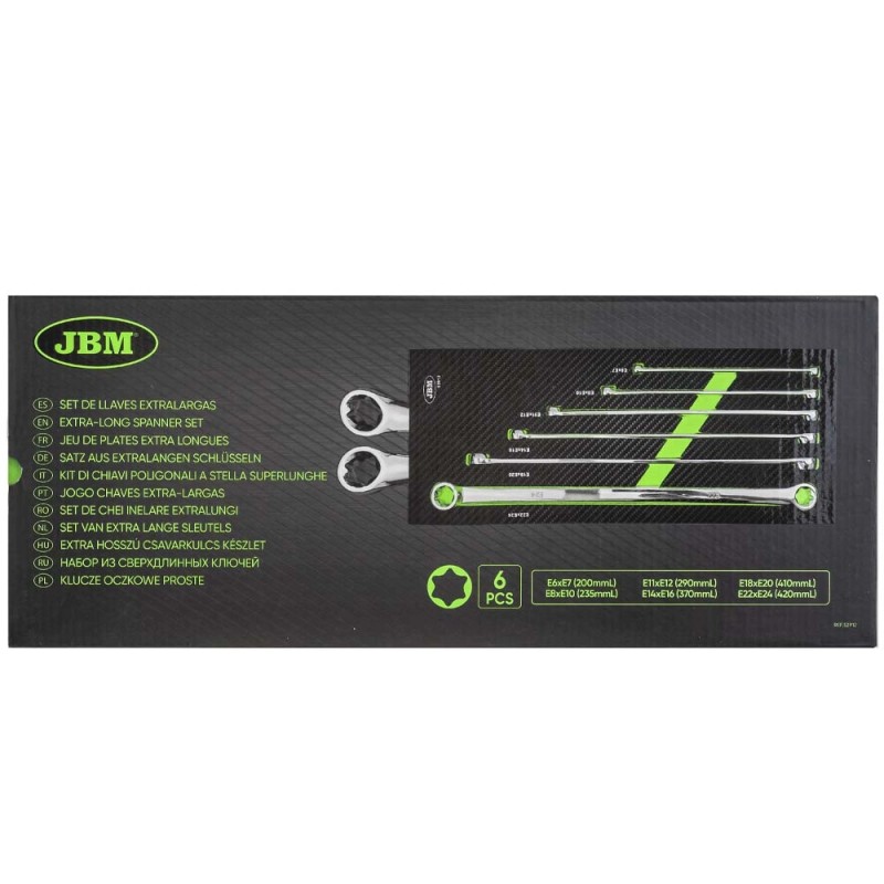 Set de 6 chei inelare extralungi torx jbm - 106497 - JBM
