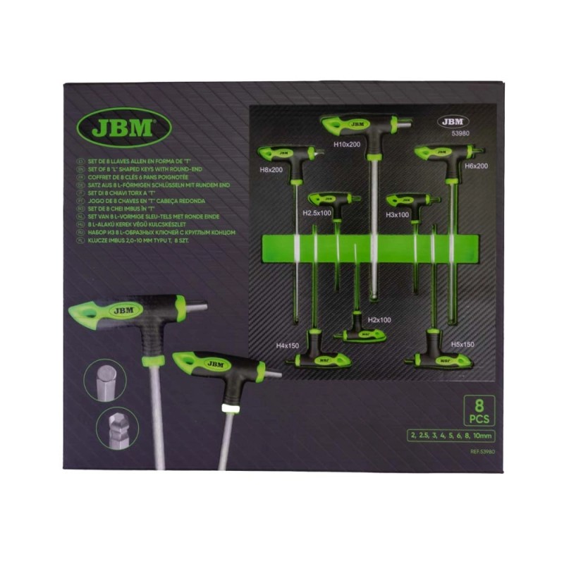 Set de 8 chei imbus in jbm - 106498 - JBM