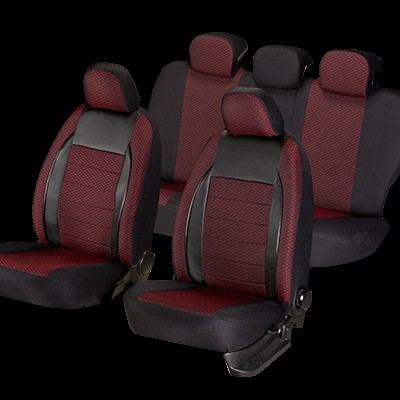 Set huse scaun elegance rosu