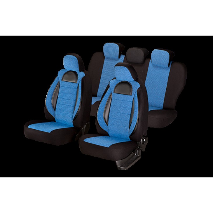Set huse scaun racing albastru - 44491 - UMBRELLA