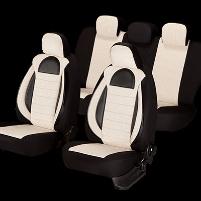 Set huse scaun racing bej