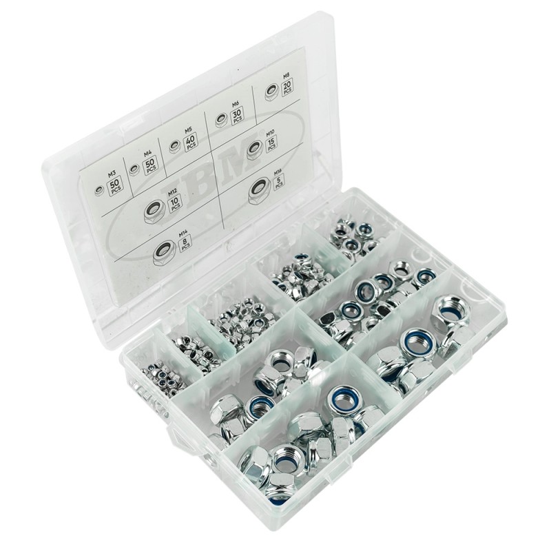 Set piulite autoblocante 228 piese jbm - 106506 - JBM