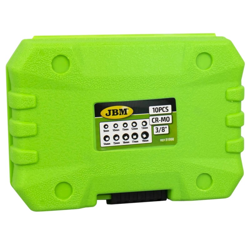 Set tubulare twist de 3/8` pentru extractie a piulitelor si suruburilor de blocare jbm - 106517 - JBM