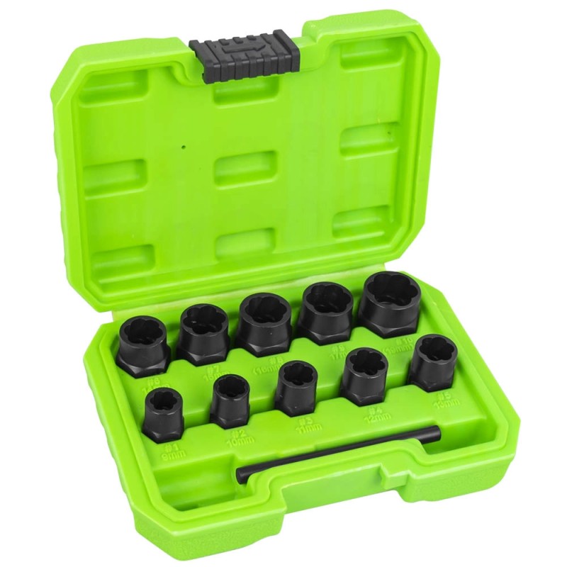 Set tubulare twist de 3/8` pentru extractie a piulitelor si suruburilor de blocare jbm - 106517 - JBM