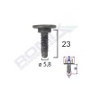 Surub fixare alfa romeo/fiat/citroen 5.8x23mm - negru set 5 buc - 61685 - ROMIX