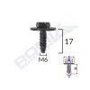 Surub fixare elemente exterior pentru peugeot, citroen 6x17mm set 5 buc - 62565 - ROMIX
