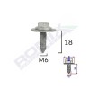 Surub fixare elemente motor pentru toyota, lexus 6x18mm set 5 buc - 62446 - ROMIX