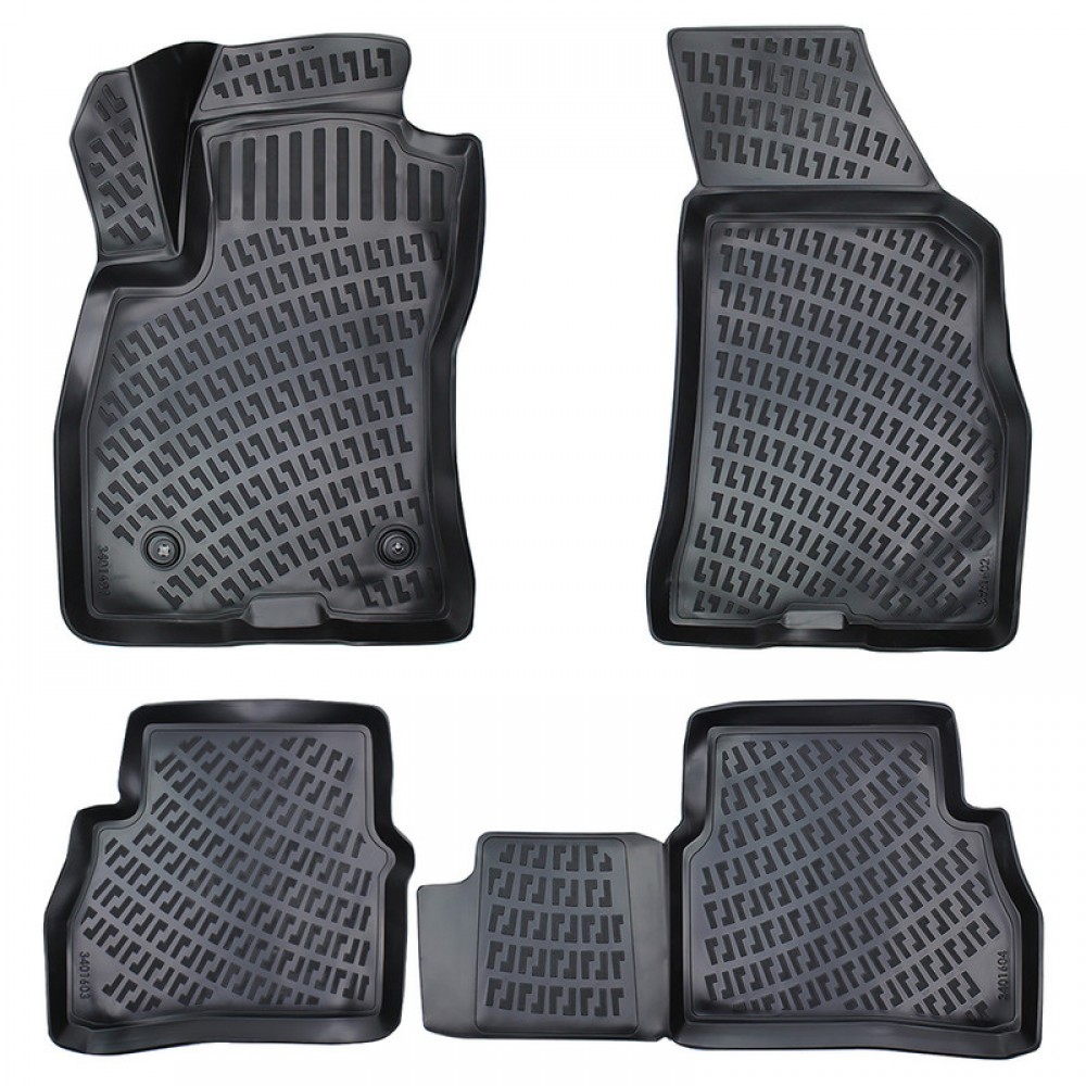 Set covorase auto cauciuc umbrella pentru fiat doblo (facelift) 2015- - 58143 - UMBRELLA