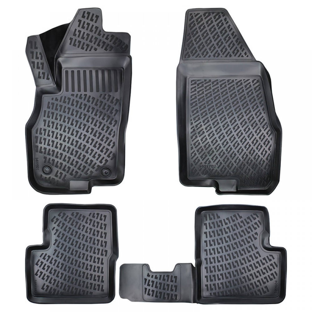Set covorase auto cauciuc umbrella pentru fiat punto iii2005-2018 - 58152 - UMBRELLA