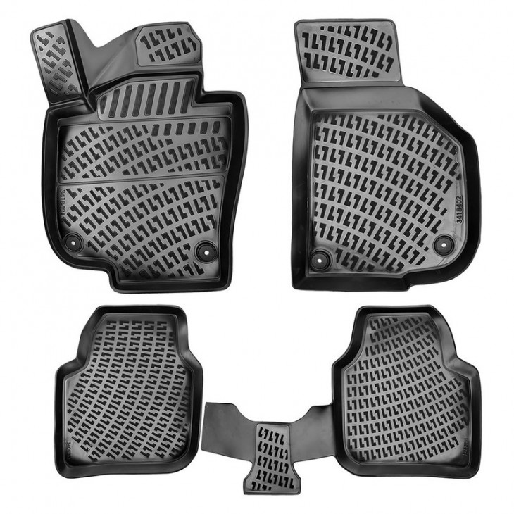 Set covorase auto cauciuc umbrella pentru skoda superb ii b6 2008-2015 - 74545 - UMBRELLA