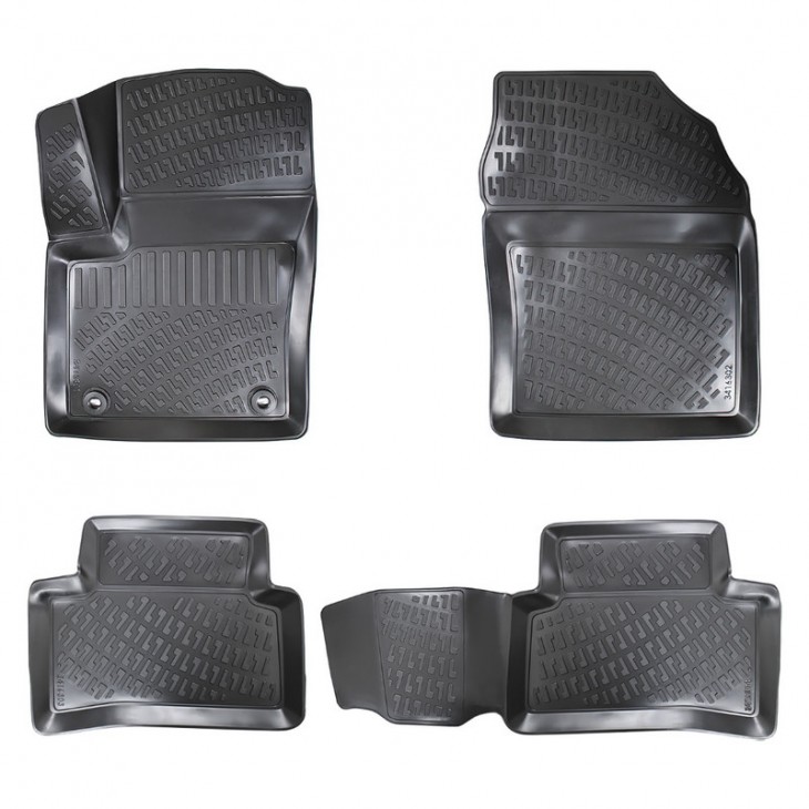 Set covorase auto cauciuc umbrella pentru toyota c-hr 2wd / 4wd 2016- - 8682578003595 - UMBRELLA
