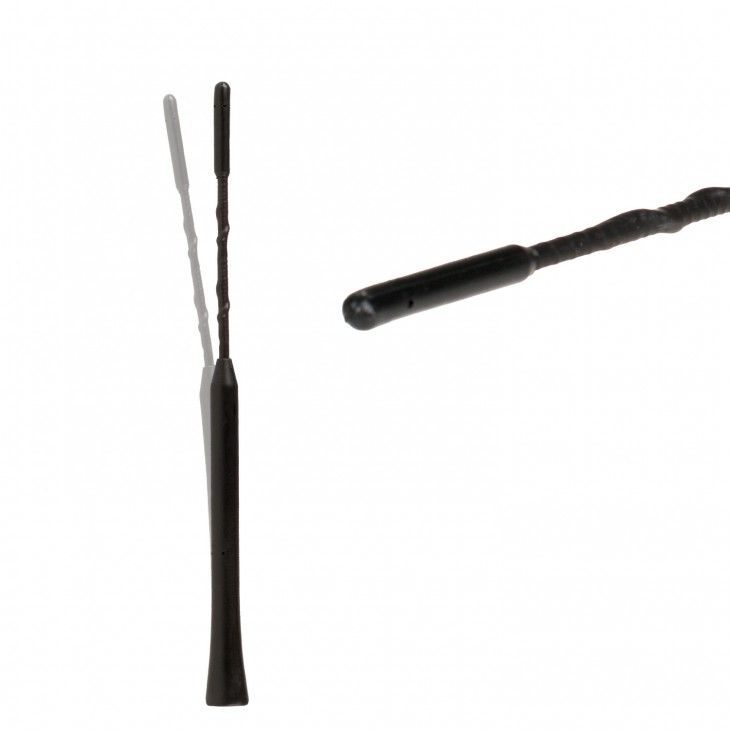 Antena auto exterior neagra 23cm cu 2 adaptoare (5-6mm) - 537200 - ALCA