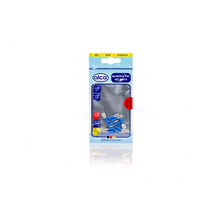Papuc electric auto izolat albastru tip mama 5.6mm - set 10 - 640750 - ALCA