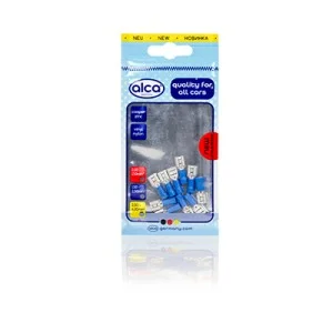 Papuc electric auto izolat albastru tip mama 6.35mm - set 10, ALCA
