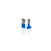 Papuc electric auto izolat albastru tip tata 6.35mm - set 10