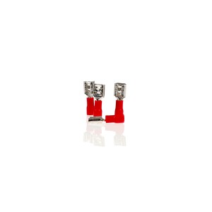 Papuc electric auto izolat rosu tip tata 6.3mm - set 10