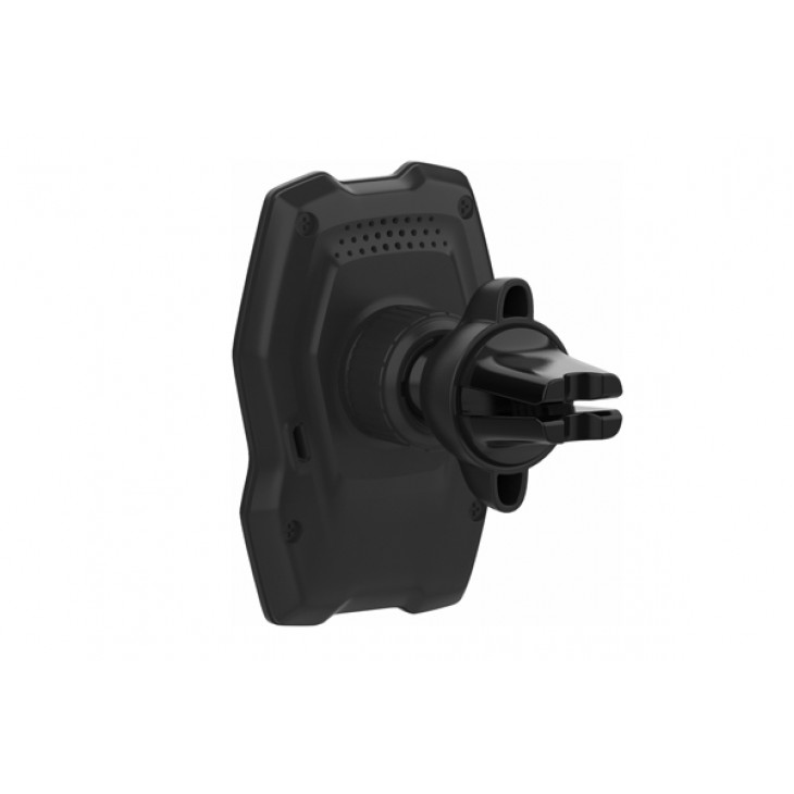 Suport telefon auto cu incarcare wireless si fixare in grila de ventilatie - 02810 - MEGA DRIVE