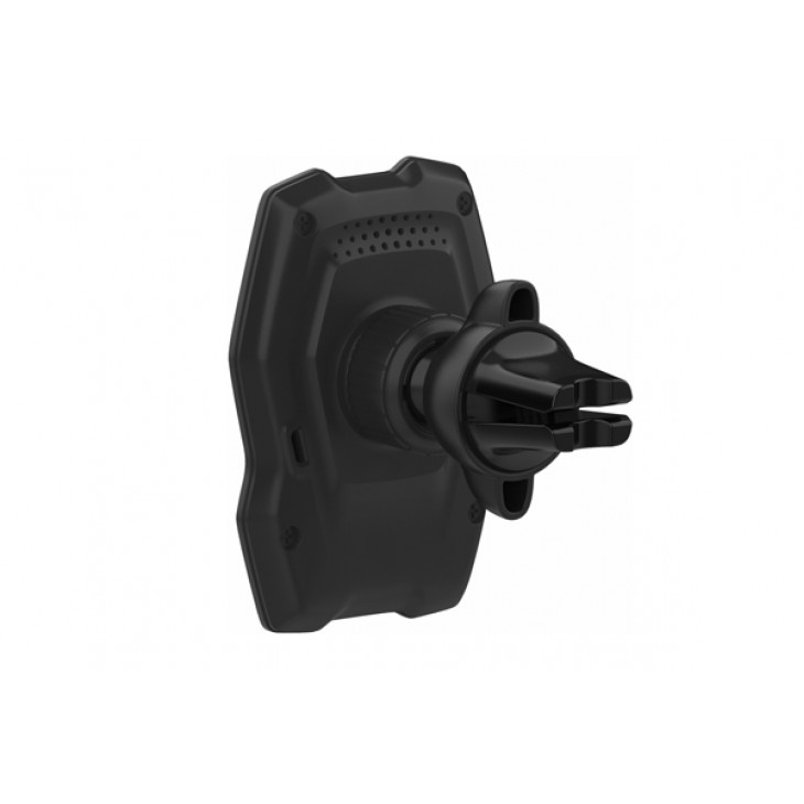 Suport telefon auto cu incarcare wireless si fixare in grila de ventilatie - 02810 - MEGA DRIVE