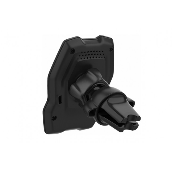 Suport telefon auto cu incarcare wireless si fixare in grila de ventilatie - 02810 - MEGA DRIVE
