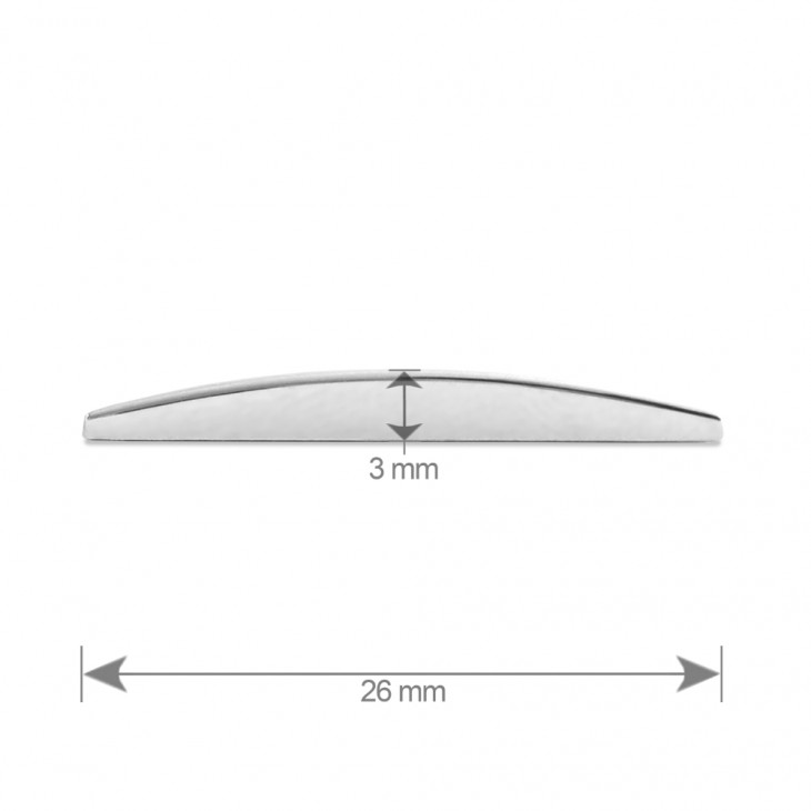 Ornament auto 3d. litera p. 26 mm. cromat - 64416 - MEGA DRIVE