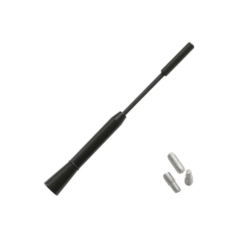 Antena auto exterior neagra 15.8 cm cu 3 adaptoare (4-5-6mm), MEGA DRIVE