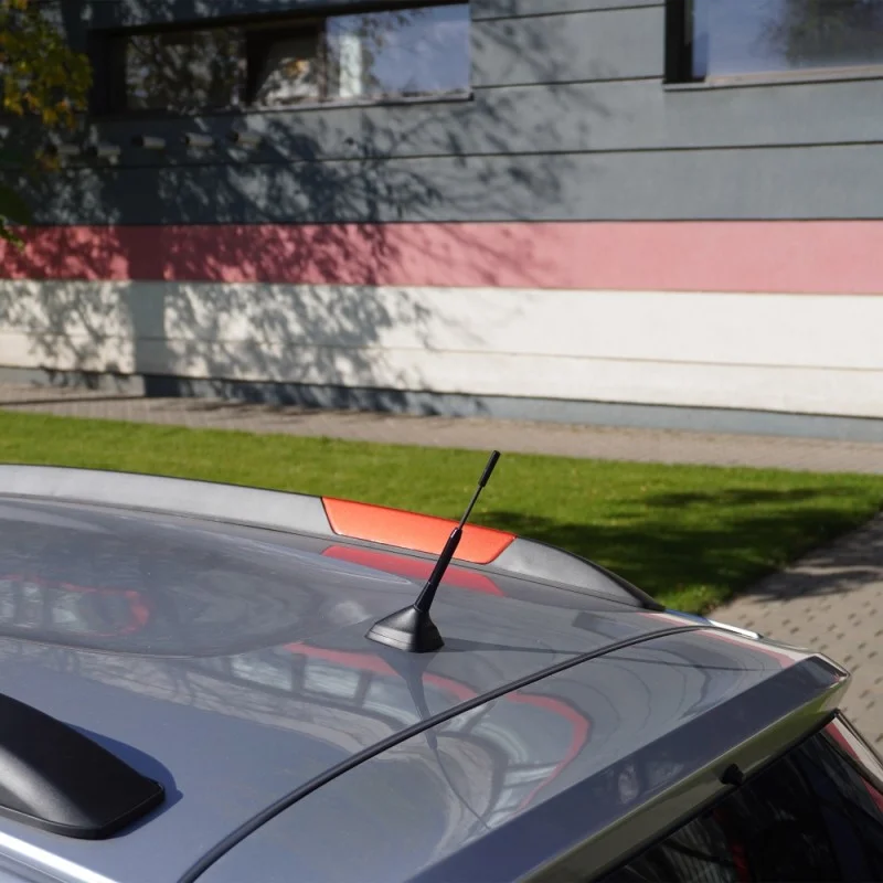 Antena auto exterior neagra 15.8 cm cu 3 adaptoare (4-5-6mm), MEGA DRIVE